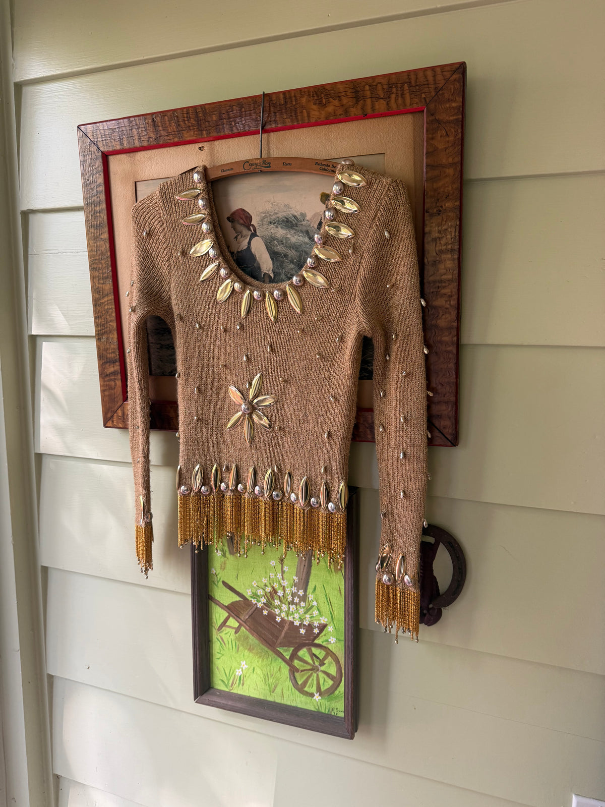 Gold & Silver Beaded Sweater