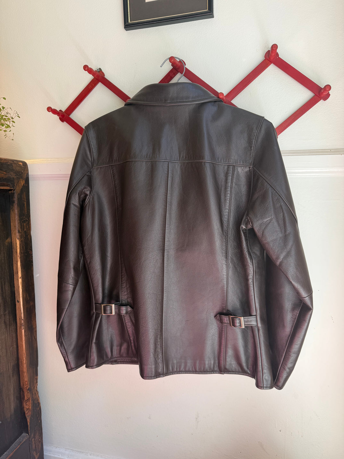 Y2K Brown Leather Jacket