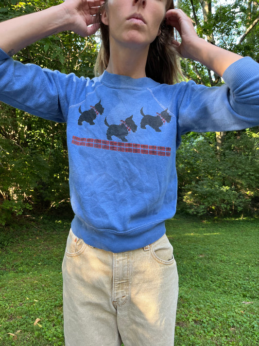 1960's Scottie Dog Crewneck