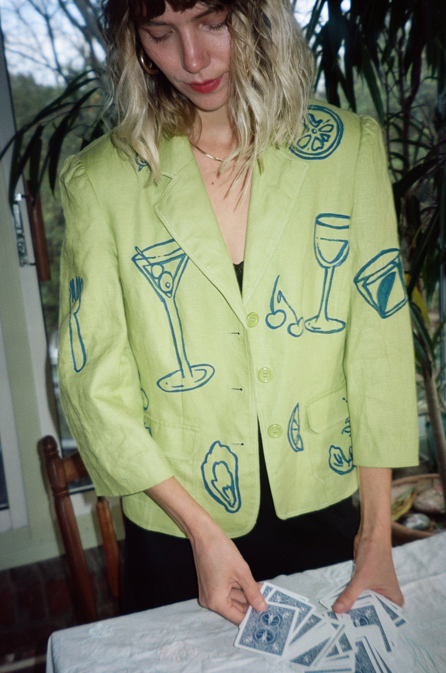 Cocktail Linen Blazer