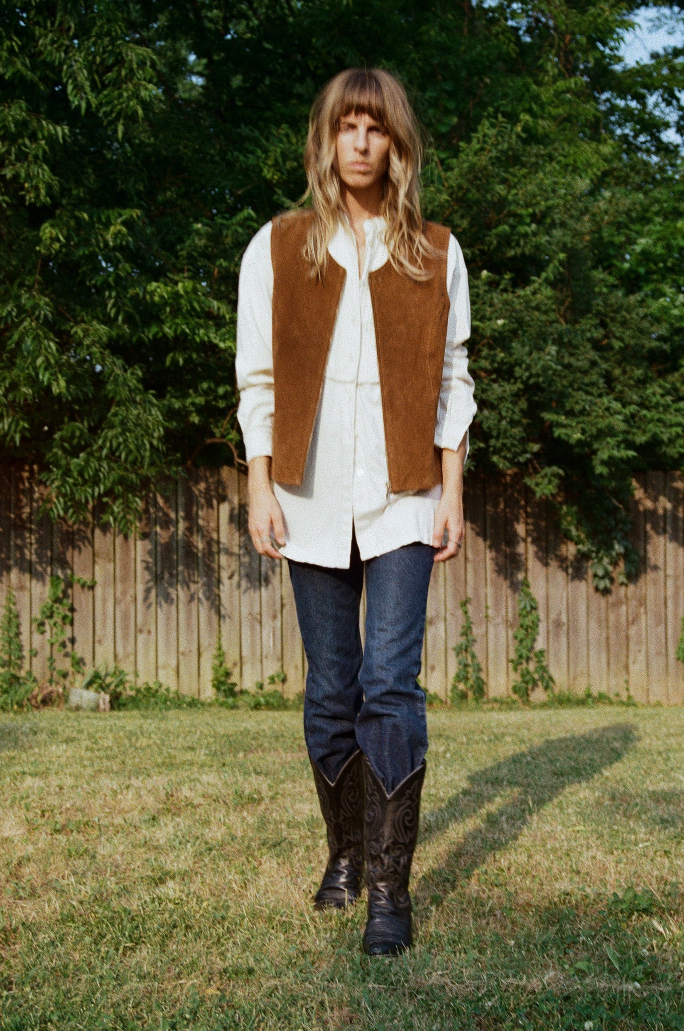 Suede Chocolate Vest