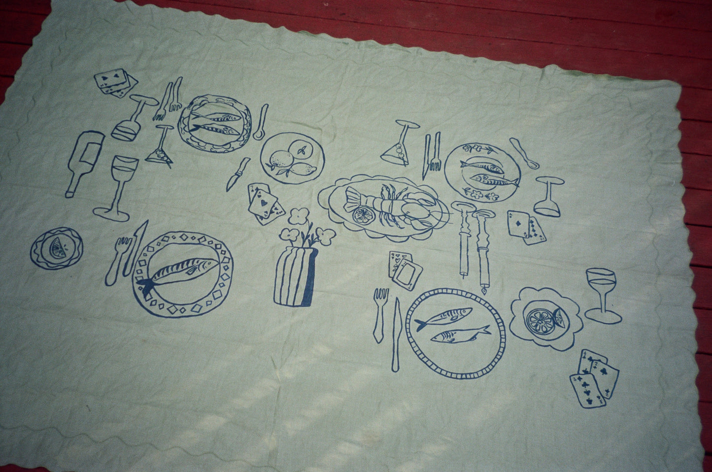 "The Party" Linen Tablecloth