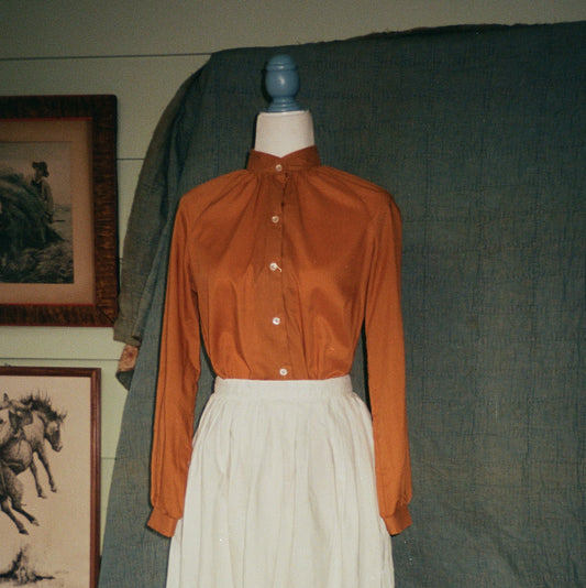 1970's Saffron Blouse