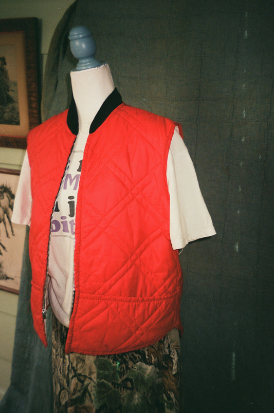 1970's Montgomery Ward Quilted Vest