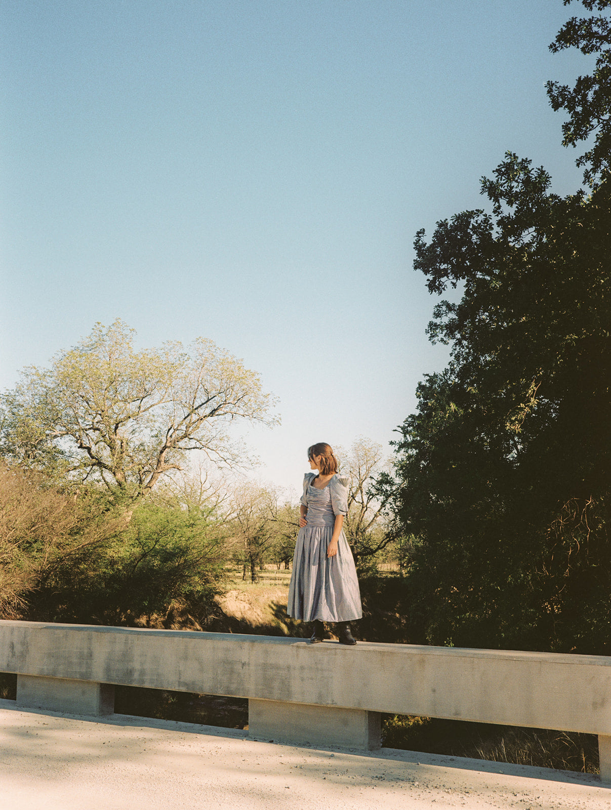 1980's Raw Silk Dress