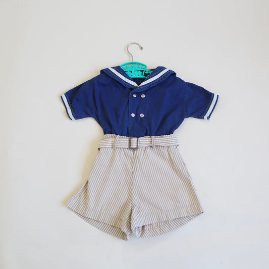 1950’s Little Boys 3 Piece Sailor Set