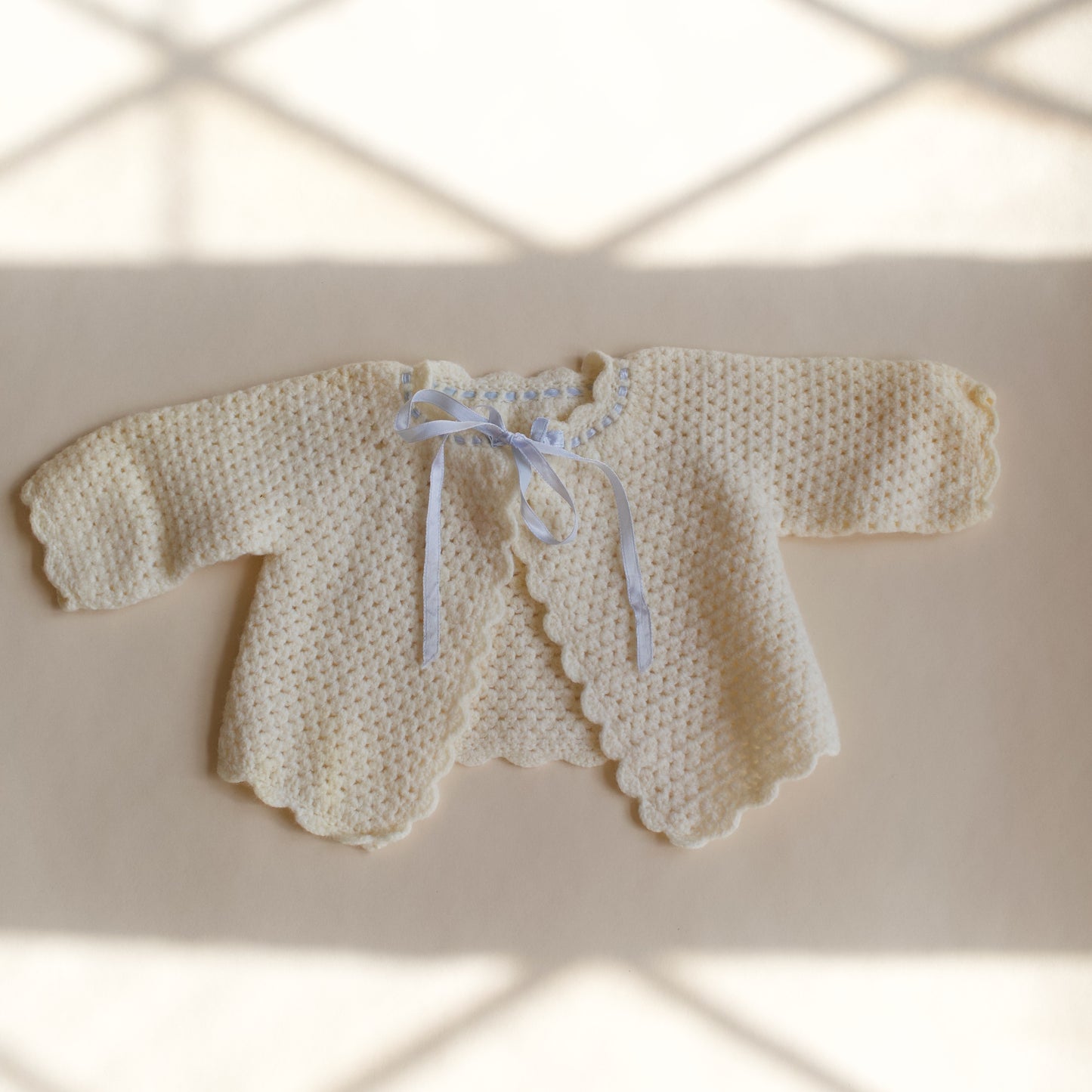 1950's Hand Knit Baby Sweater