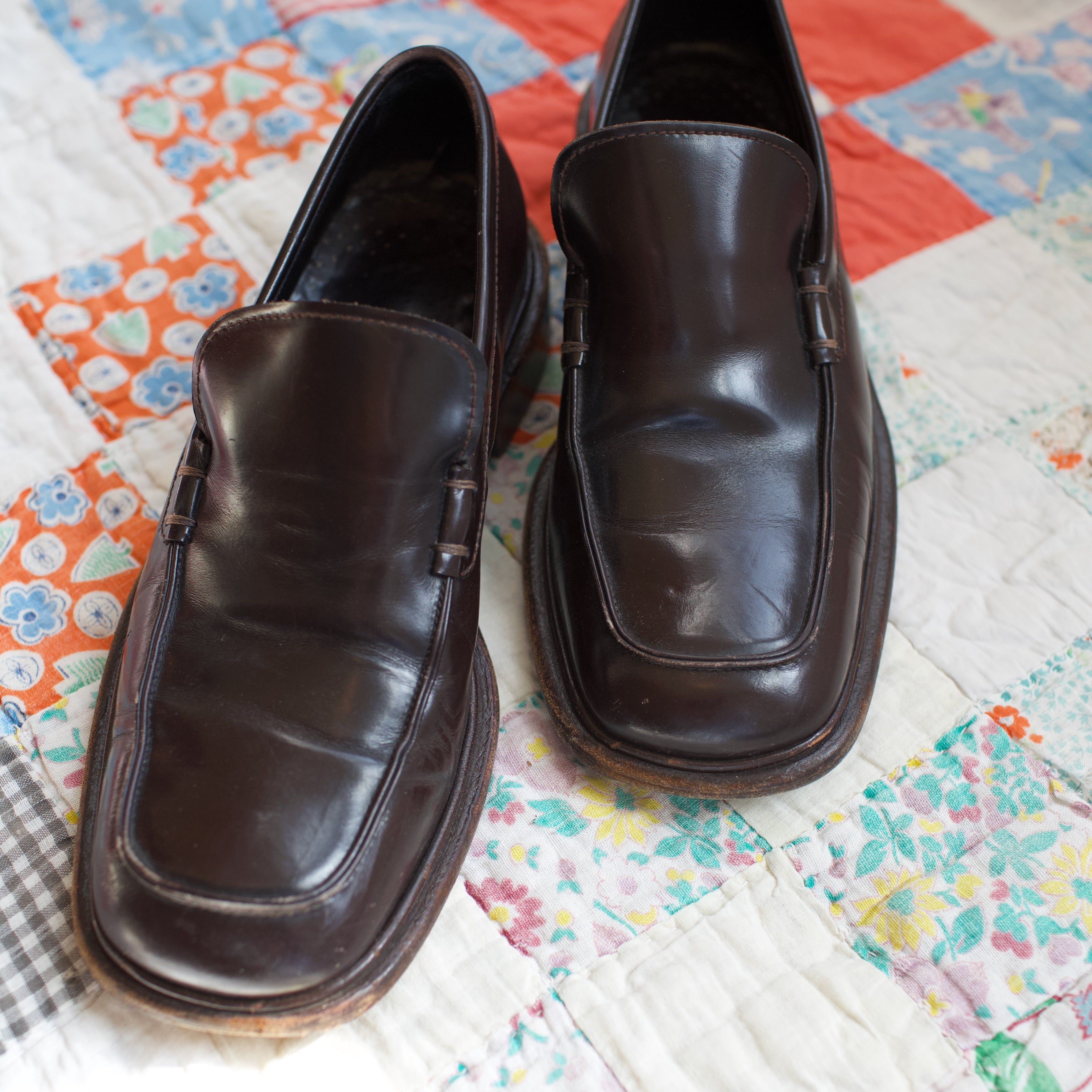 Vintage hotsell prada loafers