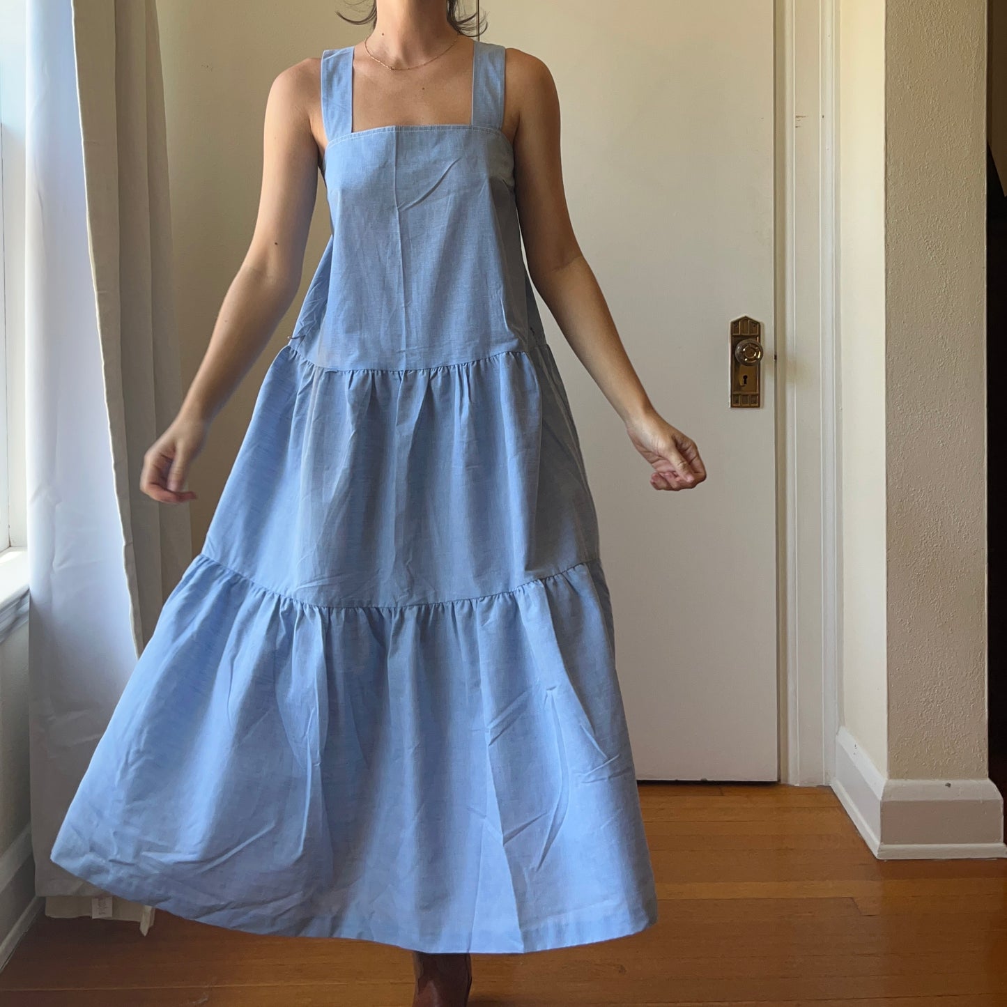 1980’s Blue Tiered Dress