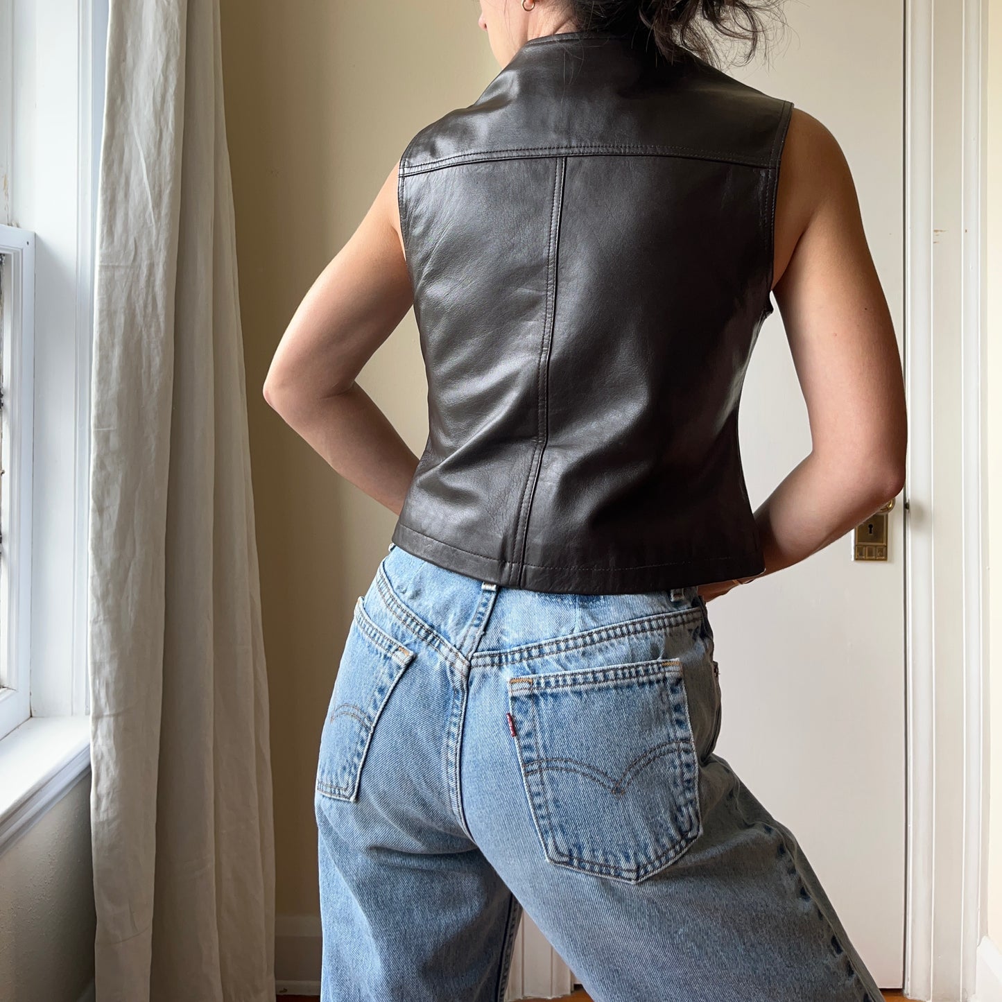 1990’s Genuine Leather Vest