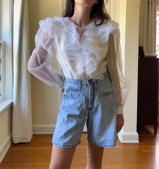 1980’s Chiffon Blouse