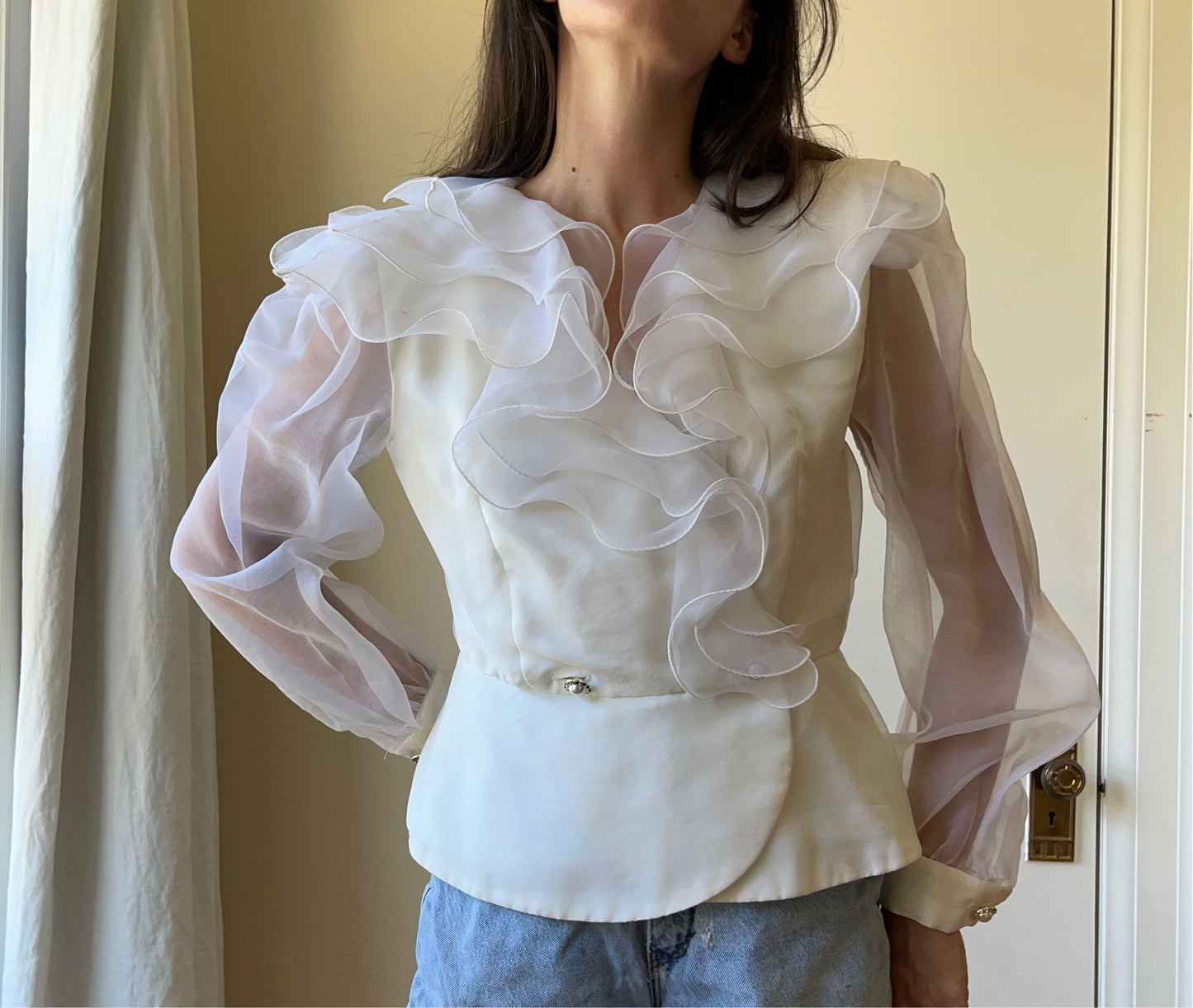 1980’s Chiffon Blouse